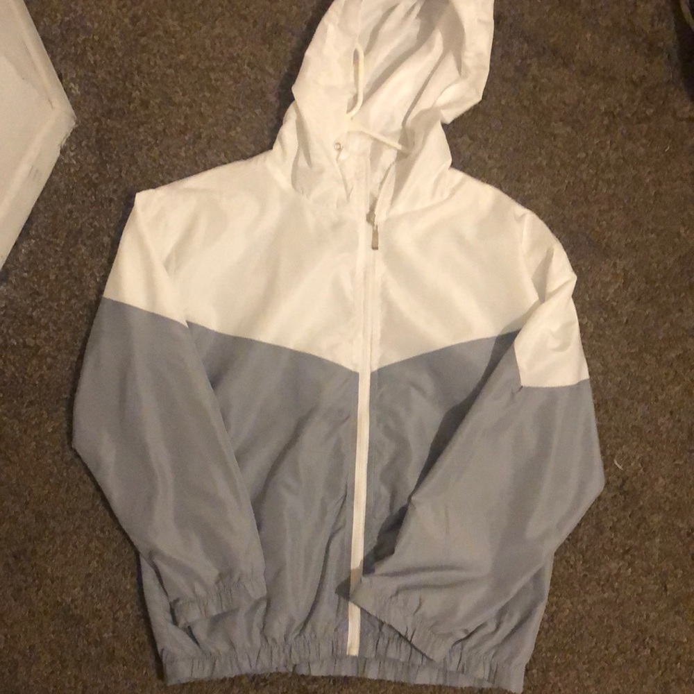 White& grey jacket